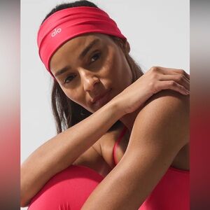 ALO nwt hot pink headband